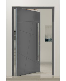 PIVOT AG07 - modern aluminium pivot front door for contemporary homes