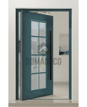 PIVOT CL06 - classically styled traditional aluminum pivot door with glass