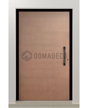 PIVOT Copper - aluminum pivot door with a copper coating