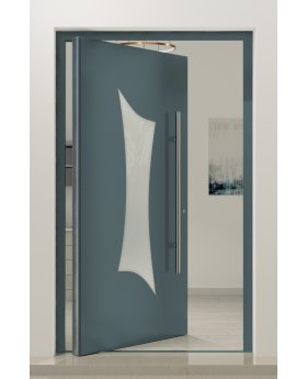 PIVOT EK23 - aluminum pivot front door to villa