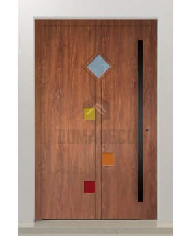 LIM Tonel - matte finish aluminum hinged door