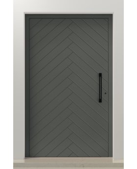 PIVOT V61 - aluminium pivot door exterior