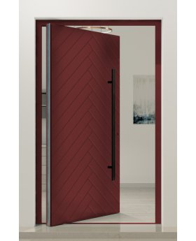 PIVOT V61 - aluminium pivot door exterior