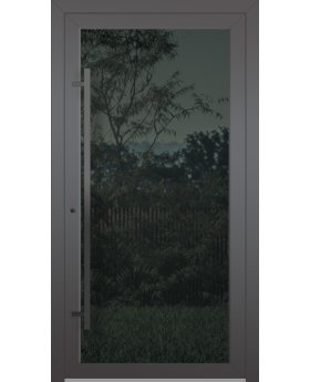 LIM VL19 - Painted Glass Lacobel aluminium door