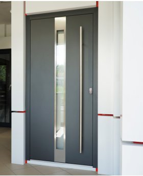 LIM C1- modern aluminum front door for home