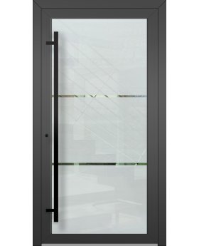 LIM Glass S - frosted main door with transparent motif