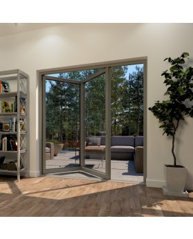 2 panel Aluminum Bifold Doors