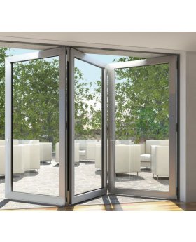 3 panel Aluminum Bifold Doors