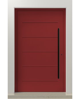 PIVOT W313 - modern aluminum pivot front door
