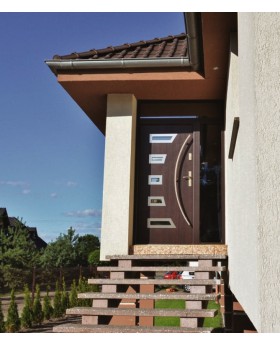 Fargo 23A - stainless steel front door