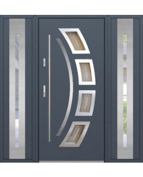Fargo 21 T - exterior front entry door with 2 side panels