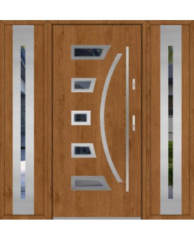 Fargo 23 T - stainless steel door with two side panels