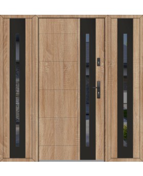 Fargo 26H T - solid entrance door + 2 side panels