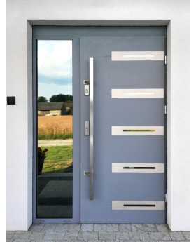 custom configuration - Fargo door with left sidelight (view from the outside)