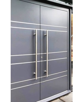 LIM Ad18 double - solid french aluminum door