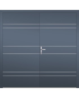 LIM Ad18 double - solid french aluminum door