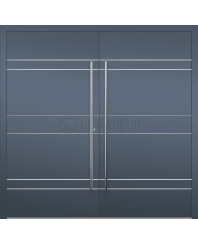 LIM Ad18 double - solid french aluminum door
