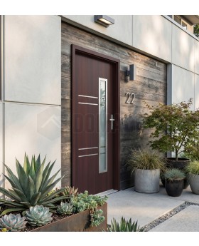 Mahogany stainless steel door for sale