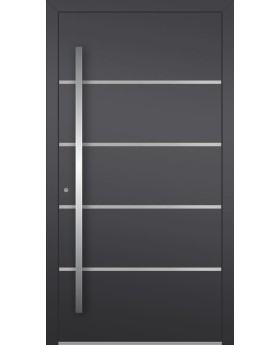 LIM C13 - minimalist aluminum entrance door