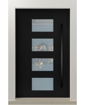 LIM C2 - modern aluminum front door for home