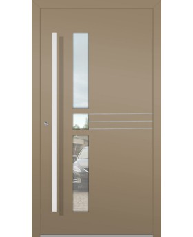 LIM Chip-B - solid aluminum prehung front door