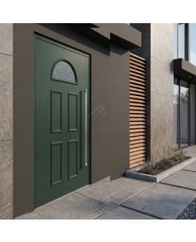 LIM CL18 - traditional style entry door with glass