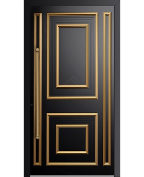 LIM CL17 - traditional style aluminum entrance door