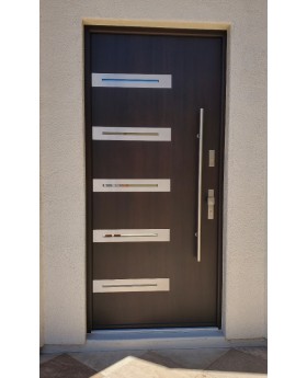 modern wenge front door
