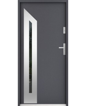 Sta Gaspard - decorative steel front door for villa entrance