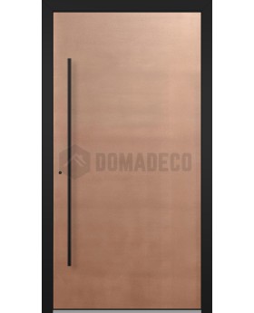 LIM Copper - aluminum front door with a copper coating