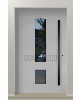 LIM Mors - exclusive modern aluminium door with unique design