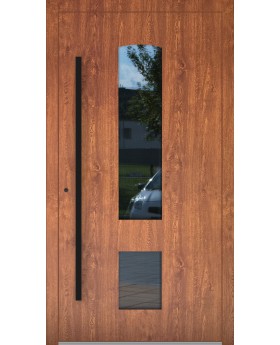 LIM Mors - exclusive modern aluminium door with unique design