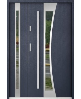 Sta Gemini Duo - stylish steel external door with side panel