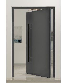 PIVOT Basic - smooth aluminium pivot front door