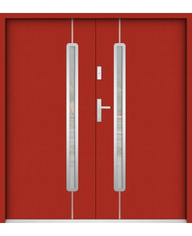 Sta Rigel Double - weatherproof exterior steel double entry door