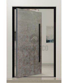 PIVOT V56 - aluminum pivot door covered with sintered quartz