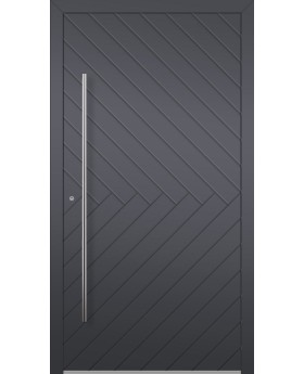 LIM V59 - prehung aluminium exterior door 