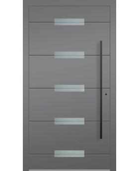 LIM Werset - contemporary aluminum front door