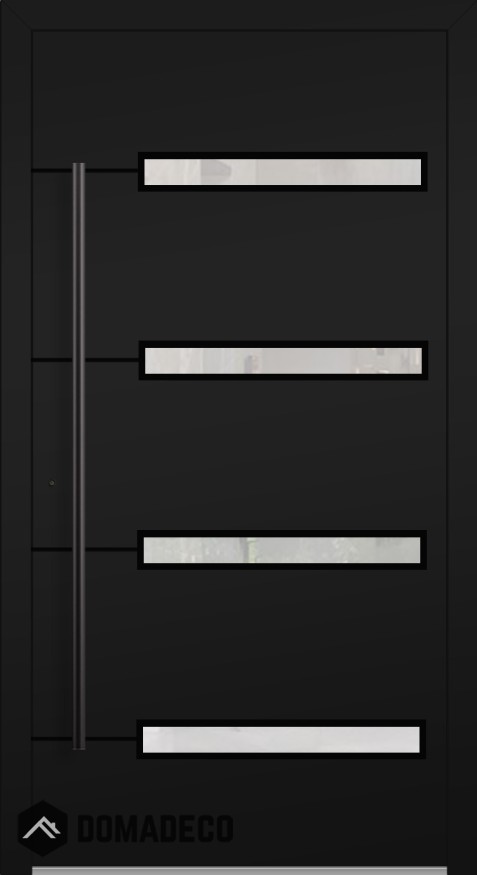 LIM 39 - Aluminum high-end exterior front door
