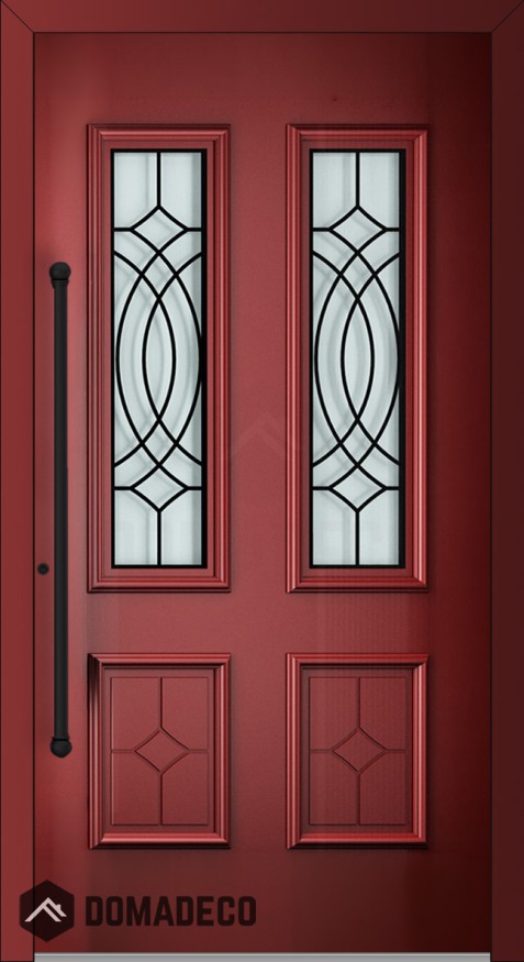 LIM CL18 - traditional style entry door with glass