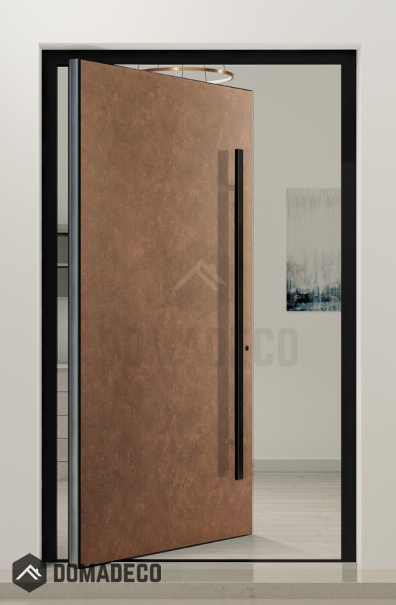 PIVOT Corten - Corten-Look Aluminum Front Door