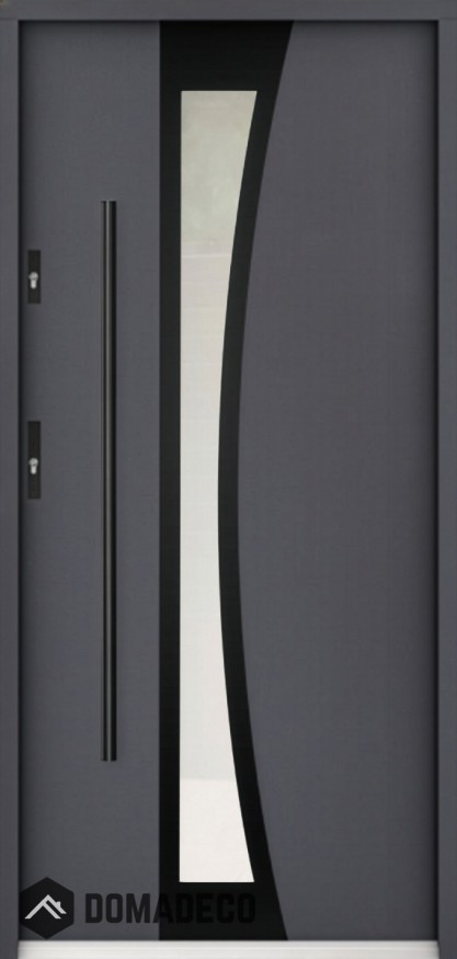 Sta Gemini - stainless steel front door