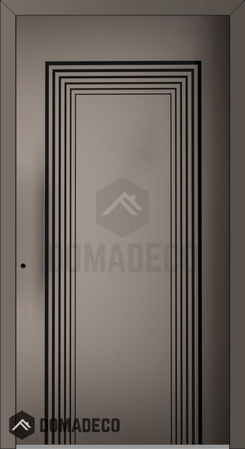 LIM V13 - aluminum front door with stripes