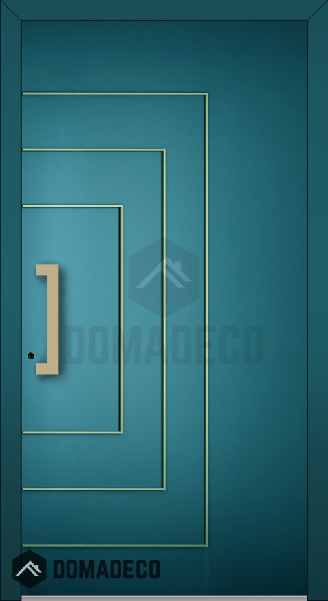 LIM V14 - aluminum front door with stripes