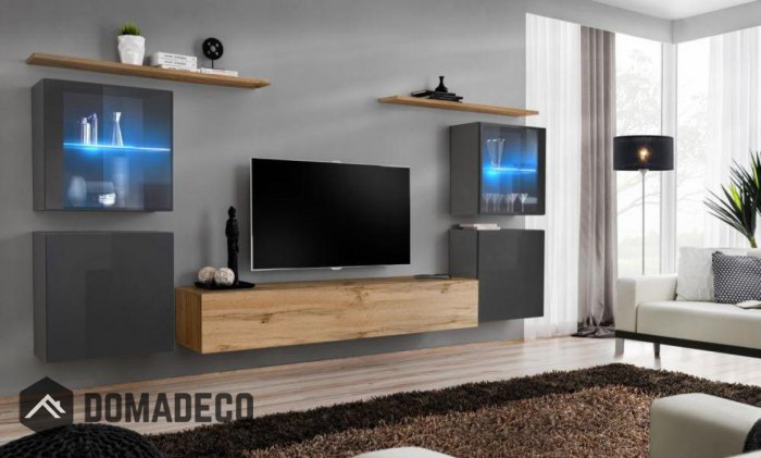 Shift 14 modern tv wall unit
